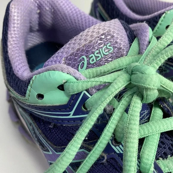 Asics Gel GT 1000 Duomax Running Shoes women size 7 Navy/Purple/Mint. T5A7N - Picture 5 of 8
